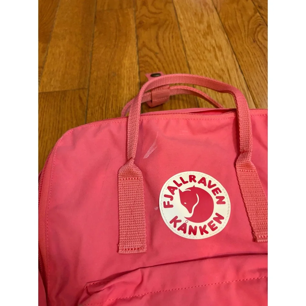 Fjallraven Kanken Classic Pink Backpack 23510 Vinylon F Everyday Bag